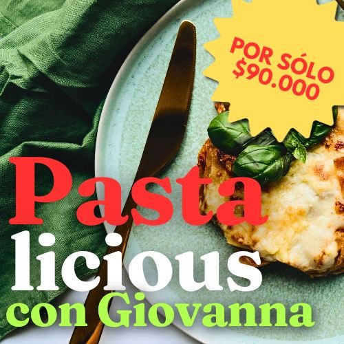 Pastalicious con Giovanna 30 de mayo